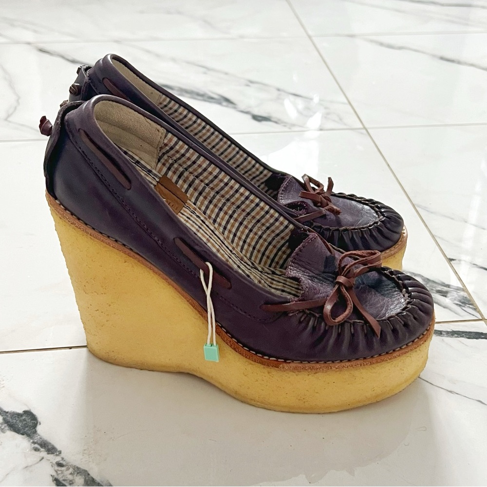 See by Chloe | Burgundy Wedge Heels